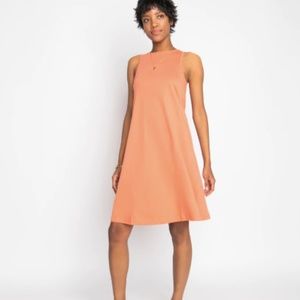 WVN A-Line Swing Dress. Size XS. Woven, Apricot Brandy Retail $76